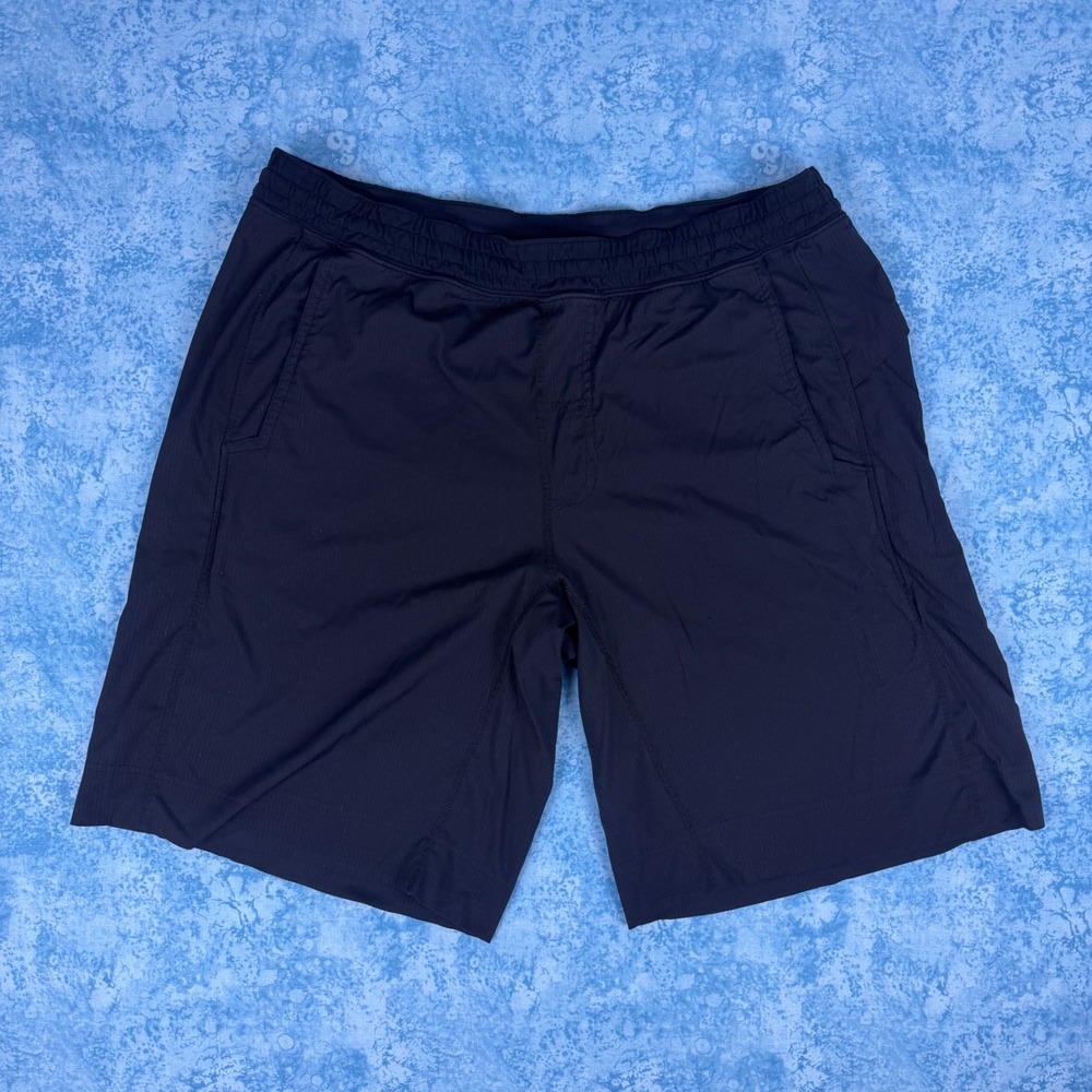 Lululemon Pace Breaker Shorts Mens Black Athletic Running Training 9 Inch XL